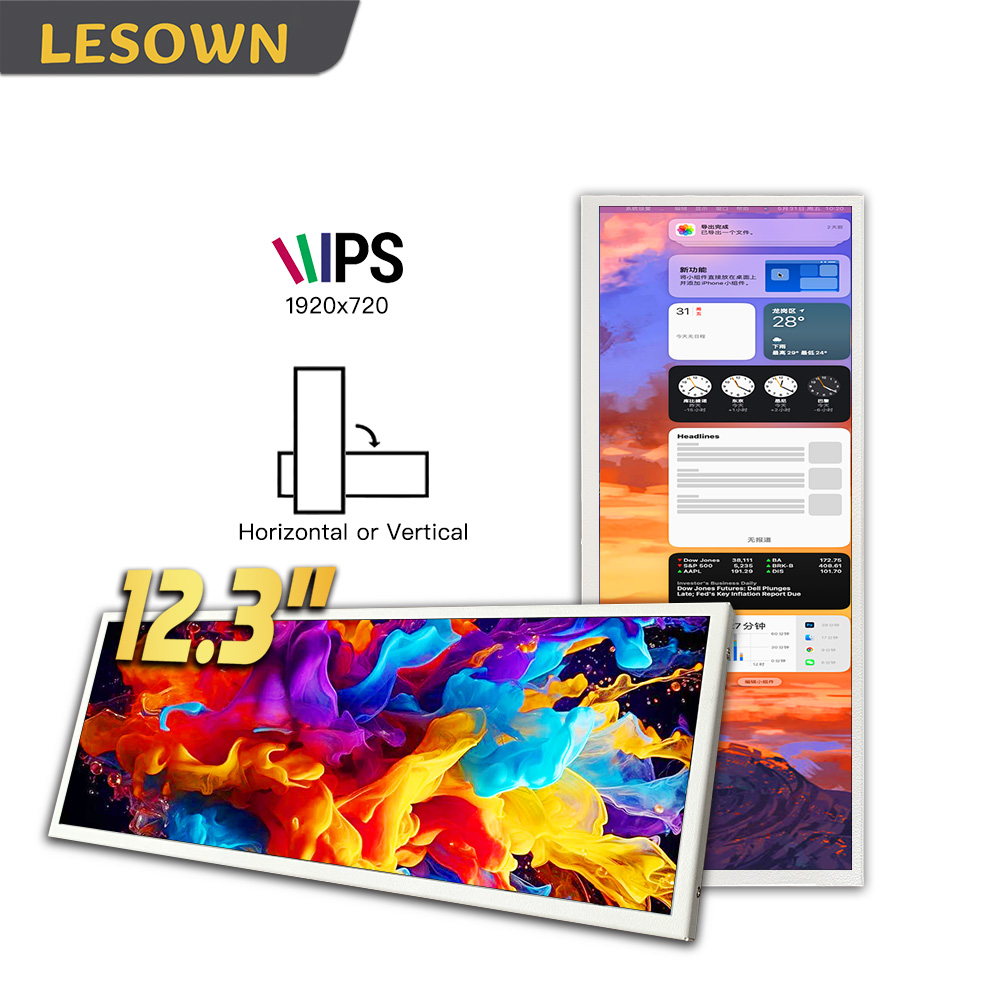 Desk Setup One Monitor - Портативный монитор LESOWN 12.3 дюйма с