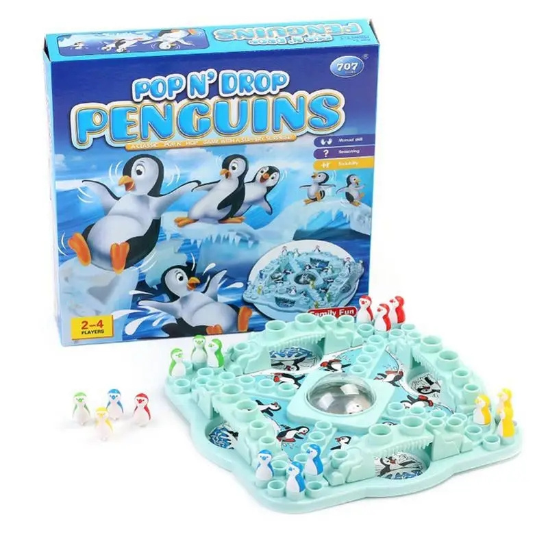Desk Setup Kids - Многопользовательские игры с летающими шахматами пингвина,
