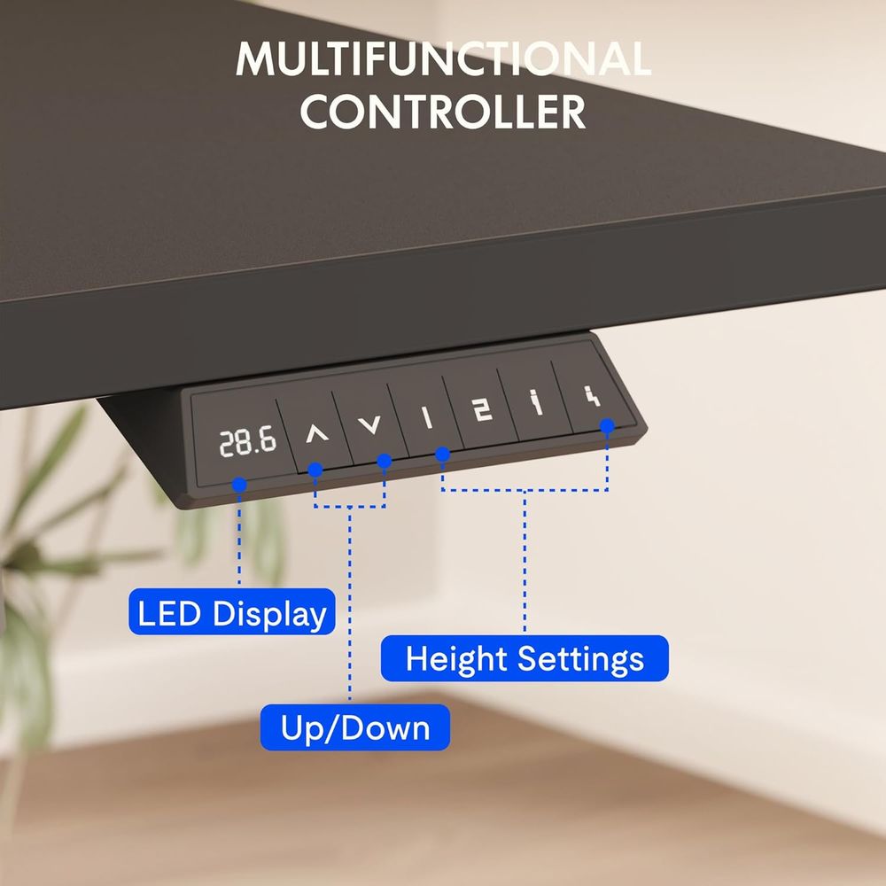 Электрический регулируемый по  – обзор и цена Desk Setup One Monitor