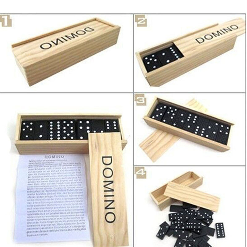 Набор деревянных домино (28 шт – обзор и цена Desk Setup Kids