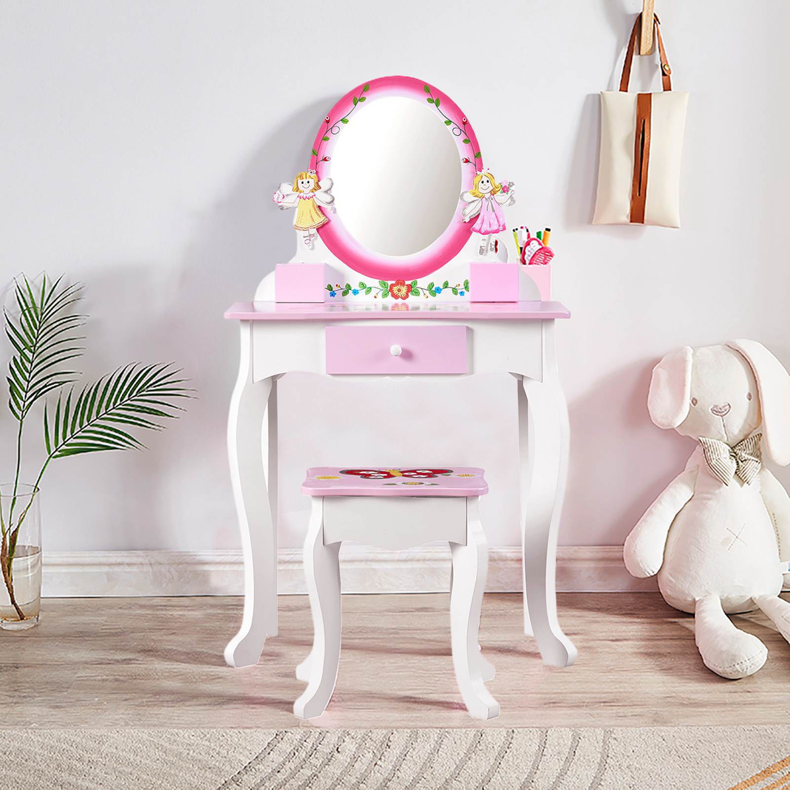 Детский туалетный столик с цве – обзор и цена Desk Setup Kids