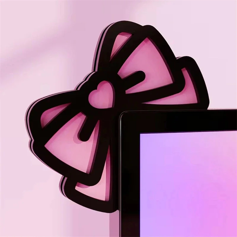 Kawaii розовый акриловый бант  – обзор и цена Desk Setup Pc