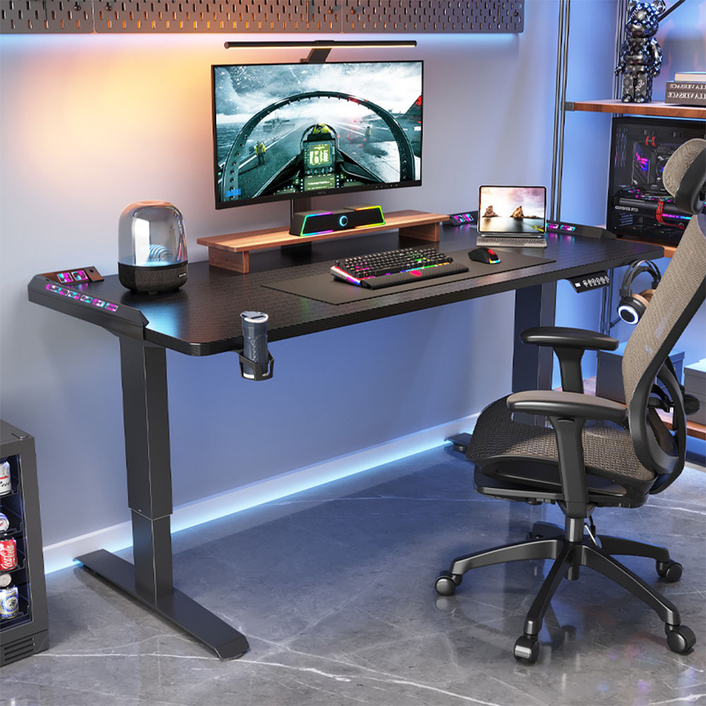 Электрический регулируемый по  – обзор и цена Desk Setup Pc
