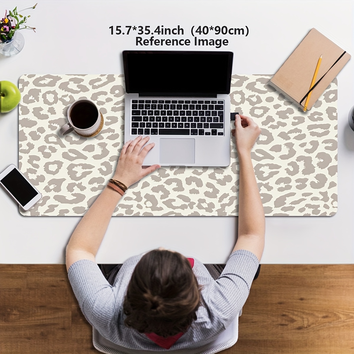 Бежевый коврик для мыши с леоп – обзор и цена Desk Setup Beige